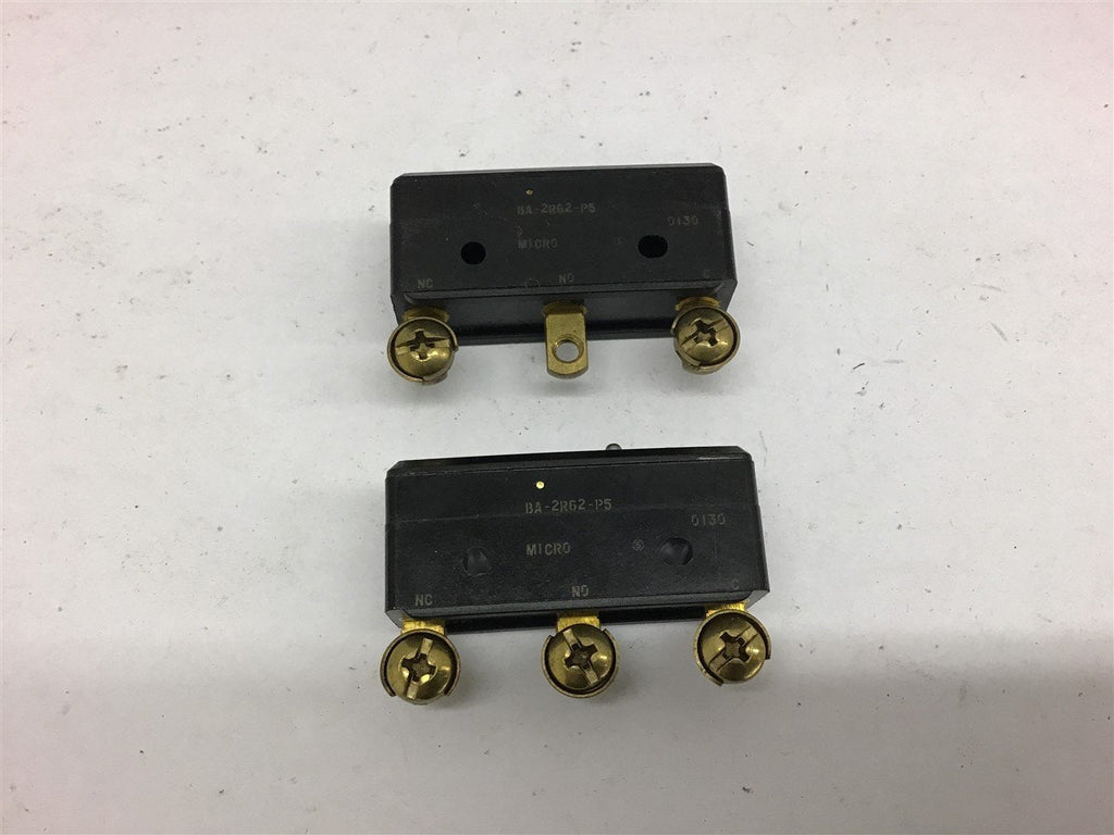 BA-2R62-P5 Micro Switch 20 Amp Lot of 2
