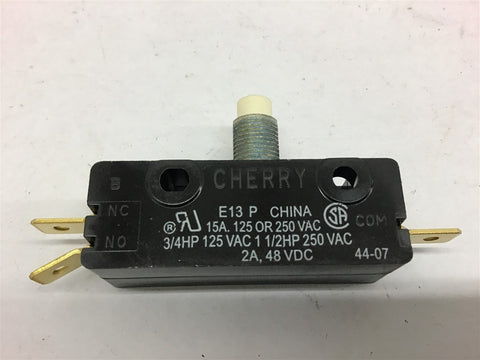 Lot Of 5 Cherry E63-04RP Miniature Microswitches – NO/NC, 0.1A 125V, Lever