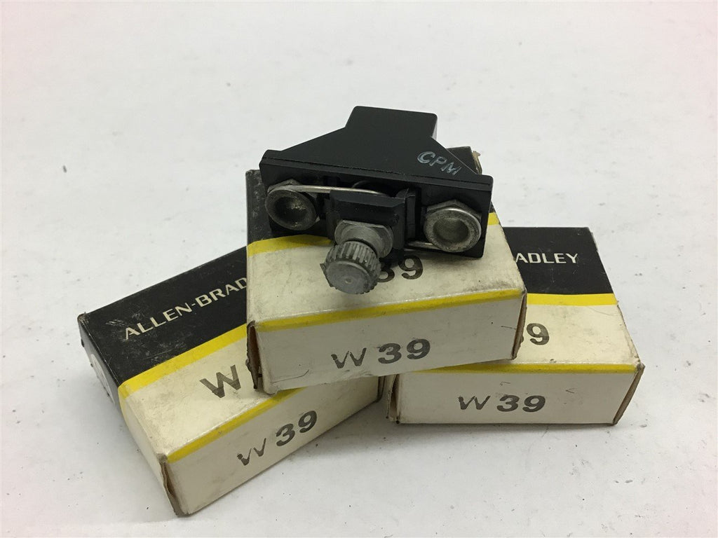 Allen Bradley Heater Element W39 Thermal Overload Lot of 3