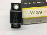 Allen Bradley Heater Element W39 Thermal Overload Lot of 3