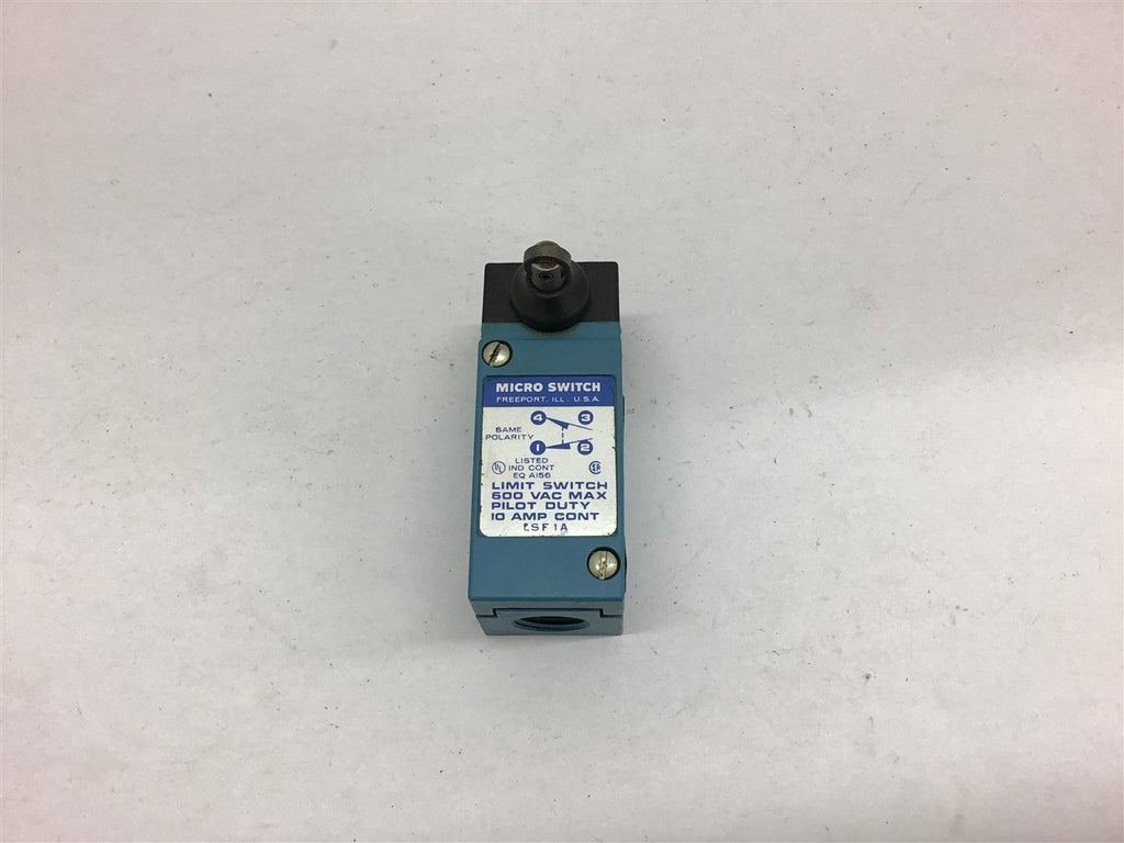 Honeywell LSF1A Micro Switch Limit Switch 600 Vac Pilot Duty 10 Amp