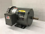 Baldor M3554 1.5 HP AC Motor 208-230/460 volts 1800 Rpm 4P 56 Frame