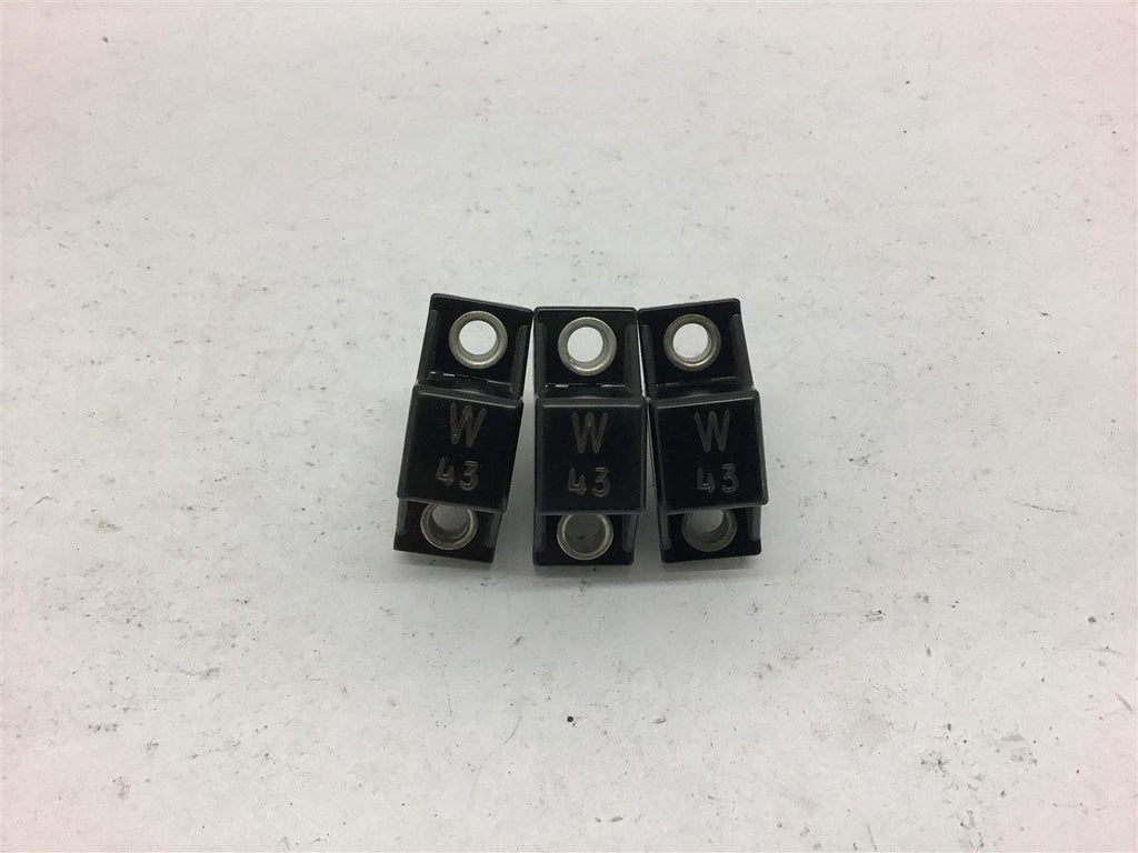 Allen Bradley Heater Element W43 Thermal Overload Lot of 3
