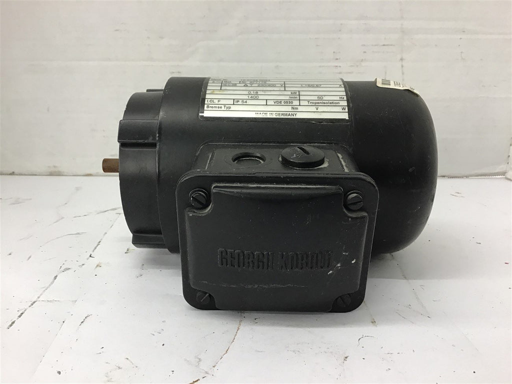Georgii Kobold KOD 446-A/XF/S59 0.18 KW AC Motor 230/400 Volts 1400 Rpm