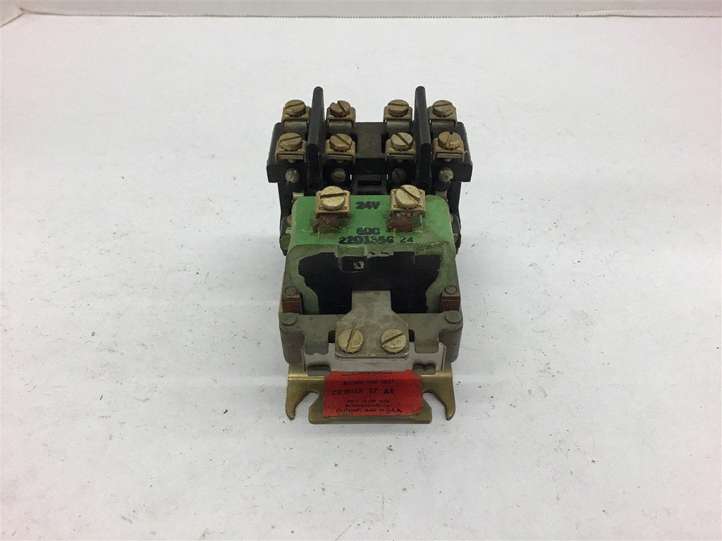 General Electric CR2810A 17 AT 10 Amp 600 Volts Relay