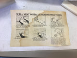 Broan Wall Ducting Kit Model:450