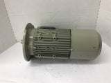 Siemens 1AV3083B 0.75 KW Metric Motor 1450 RPM 230V 80M Frame TEFC Enclosure
