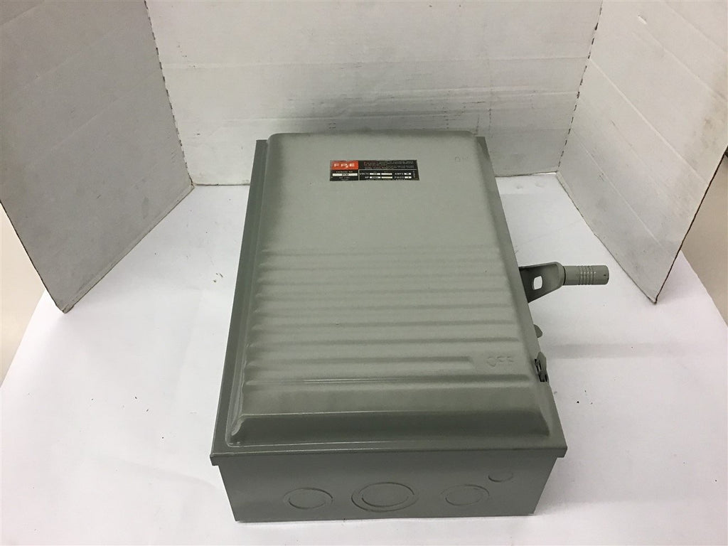 FPE 3132 Safety Switch 100 Amps 240VAC 3 Poles 30 HP