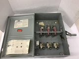 FPE 3132 Safety Switch 100 Amps 240VAC 3 Poles 30 HP