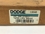 Dodge 118345 2A7.6B8.0-2517 Pulley uses 2517 Bushing