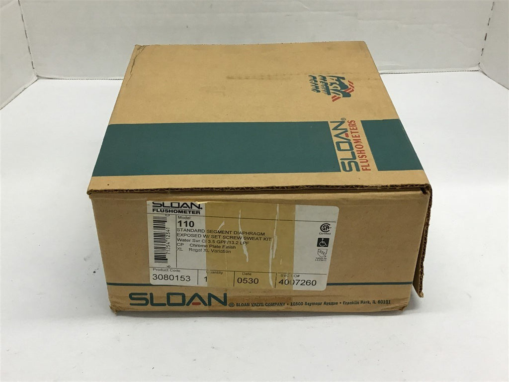 Sloan Flushometer 110 Standard Segment Diaphragm