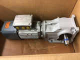 Sew-Eurodrive K57DRN80M4/BE1HR 230/460 Gear Motor 1 HP 230/460 Volts 123.85:1