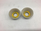 Norton Grinding Wheel 171501 3 1/2 2 3/4x1 1/2 x 1 1/4 38A100-K6VBE Lot of 2