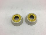 Norton Grinding Wheel 171501 3 1/2 2 3/4x1 1/2 x 1 1/4 38A100-K6VBE Lot of 2