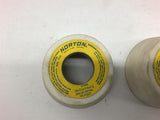 Norton Grinding Wheel 171501 3 1/2 2 3/4x1 1/2 x 1 1/4 38A100-K6VBE Lot of 2