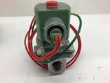 Asco 8215G20 RedHat Solenoid Valve 50 Psi 1/2" Pipe 10.1 Watts 120 Volt Coil
