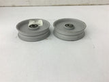 Idler Pulley 34-012 3" x 3/8" Flat Lot of 2
