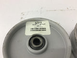 Idler Pulley 34-012 3" x 3/8" Flat Lot of 2