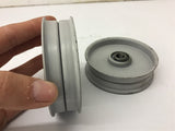 Idler Pulley 34-012 3" x 3/8" Flat Lot of 2
