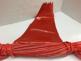 NABCO 100 Ft. Pennant Flag Red Plastic Banner Lot of 2