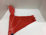 NABCO 100 Ft. Pennant Flag Red Plastic Banner Lot of 2