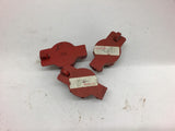 Pipe Thread CAP223 CAP Fuel Male Threaded 2" pipe size Lot of 3