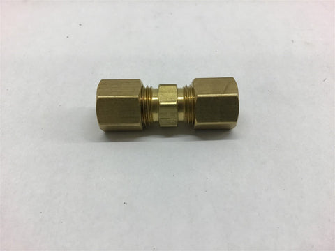 1/4 Brass Compression Coupling with Ferrell Lot of 5 – BME