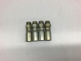 Weatherhead MBX0810 Crimp Hydraulic Hose Fittings 1/2" hose Lot of 4