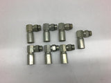 Weatherhead Crimp Hydraulic 90 Degree Hose Fittings 3/4" Hose Lot of 4