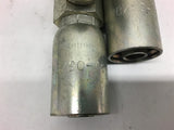 Weatherhead Crimp Hydraulic 90 Degree Hose Fittings 3/4" Hose Lot of 4
