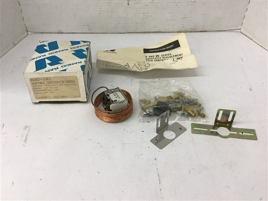 Ranco Adaptable Refrigerator Control A30-181