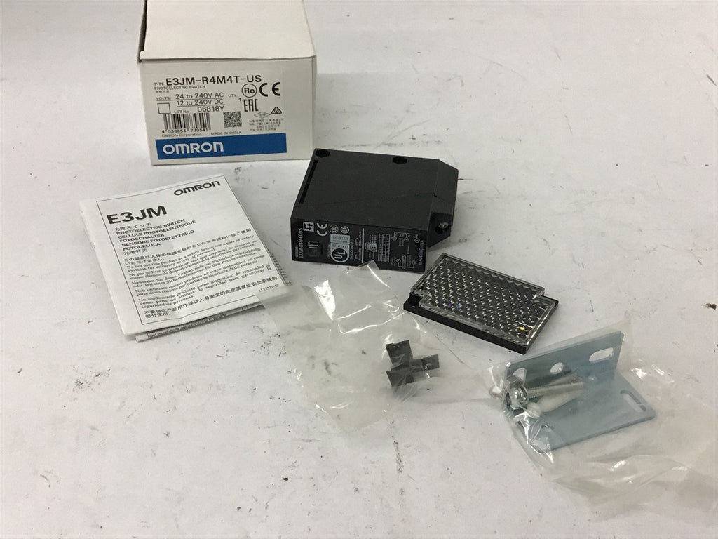 Omron E3JM-R4M4T Photoelectric Switch 24-240 Vac