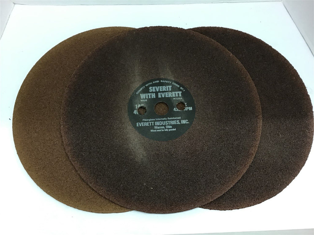 Severit 45FG 14" Abrasive Cut-Off Wheel Lot of 3