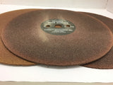 Severit 45FG 14" Abrasive Cut-Off Wheel Lot of 3