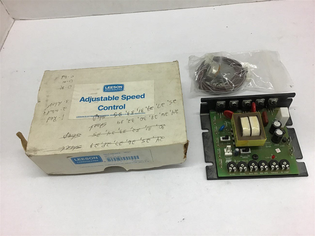 Leeson Speedmaster 174311.00 115/230 Vac Single Phase Input 0-90/0-180 Vdc