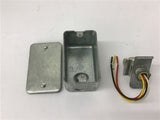 Electro-Rail ERS-351M 4 Pole Plug-In Jack With Box and Cable Clamp