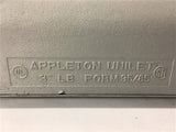 Appleton Unilet 3" LB Form 35/85