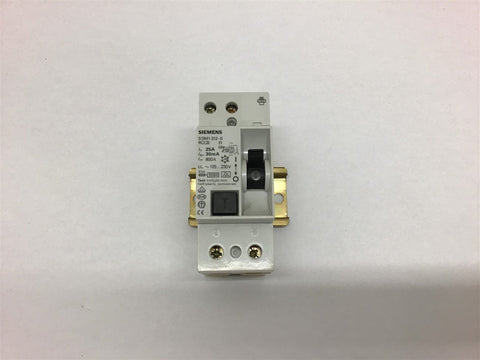 Siemens 5SM1312-6 RCCB 25A 230 Volts Circuit Breaker