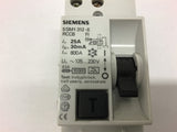 Siemens 5SM1312-6 RCCB 25A 230 Volts Circuit Breaker