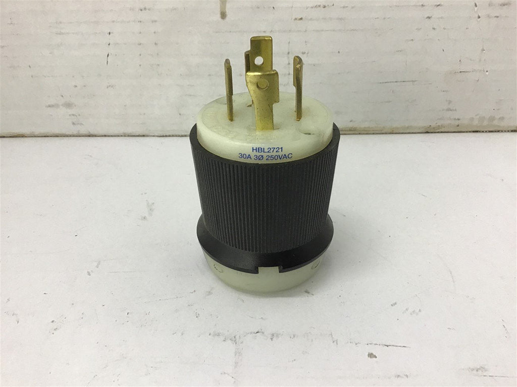 HUBBELL HBL2721 Twist Lock Plug 30 Amp 250 VAc
