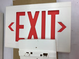Lite Forms LXURWE Emergency LED Exit Sign White