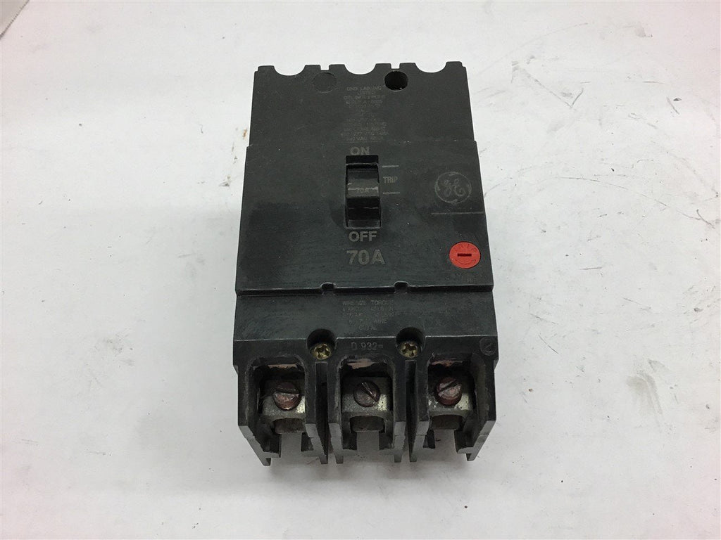 Type TEY 70 Amp Circuit Breaker 3 Pole 480/277 Volts