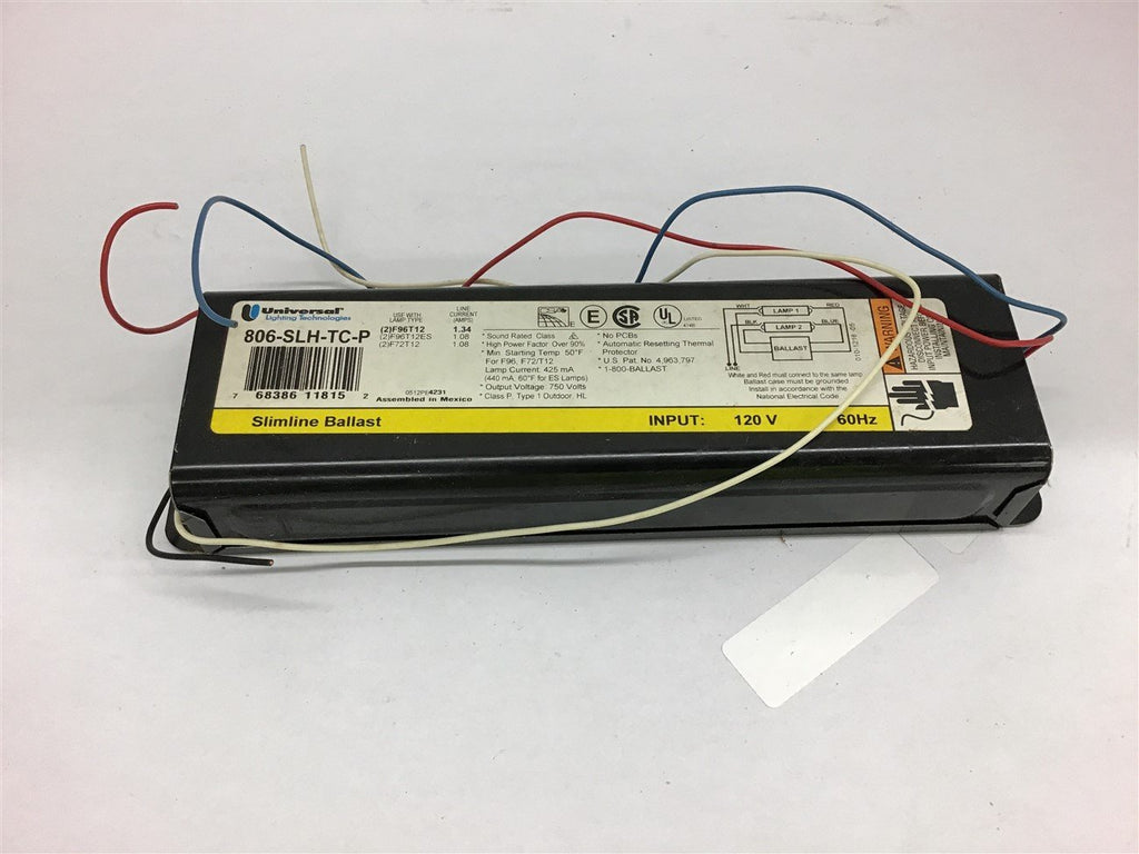 Advance Ballast 806-SLH-TC-P 120 volts