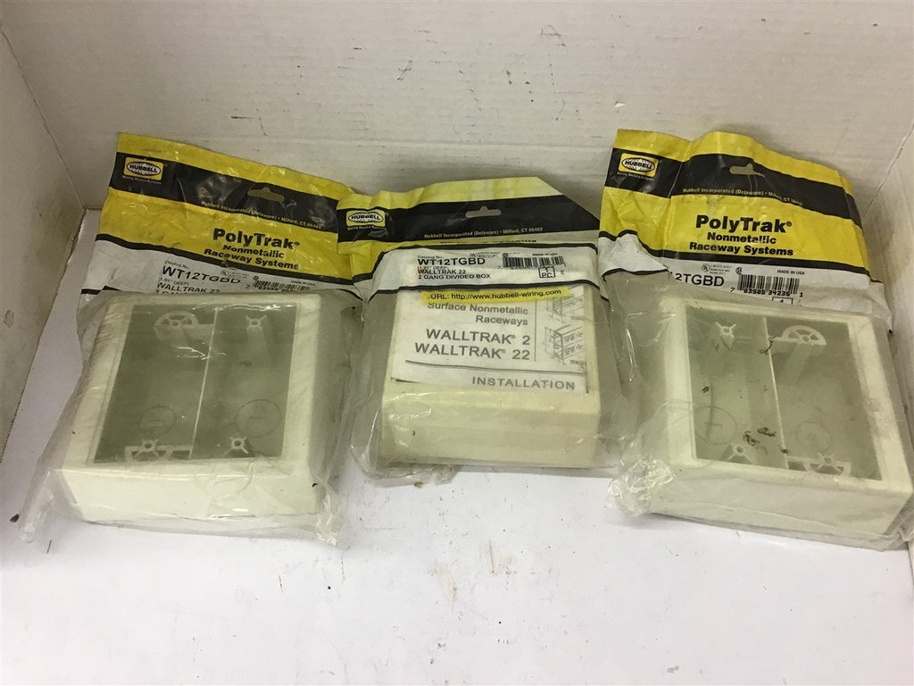Hubbell WT12TGBD Polytrack Walltrak 22 nonmetallic Raceway Systems