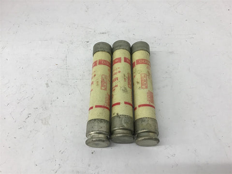 Gould TRS60R Dual element Time Delay Fuse 60 Amp 600 Vac Lot of 3