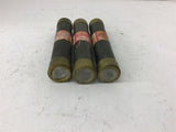 Fusetron FRS60 Dual Element Time Delay Fuse 60 Amp 600 Volts lot of 3