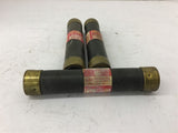 Fusetron FRS60 Dual Element Time Delay Fuse 60 Amp 600 Volts lot of 3
