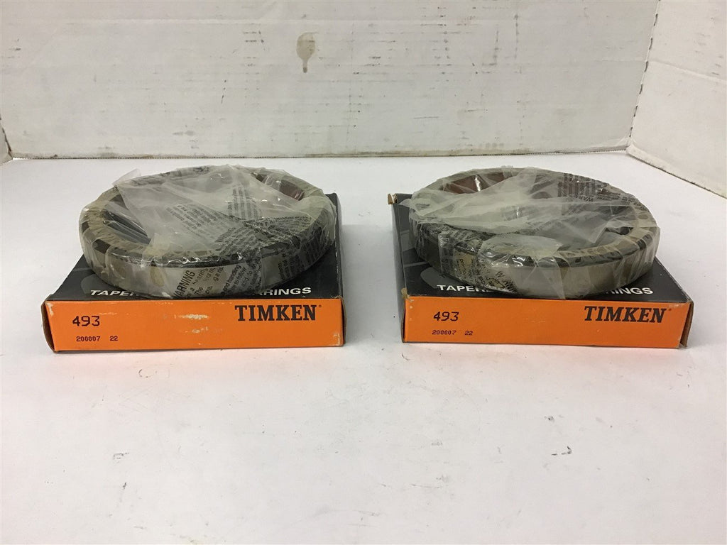 Timken 493 Cup Lot of 2
