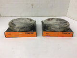 Timken 493 Cup Lot of 2
