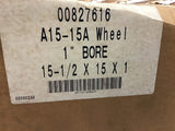 Lau A15-15A Blower Wheel 1" Bore 15-1/2 x 15x 1